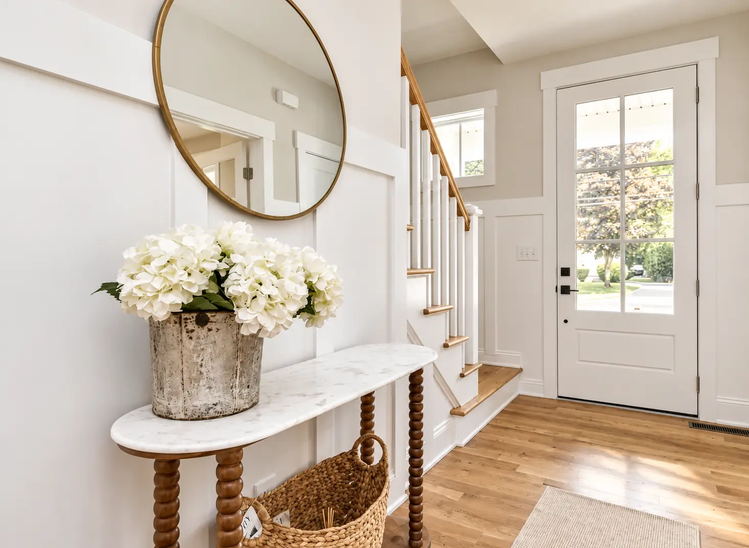 Staged entry at 98 West Central Street